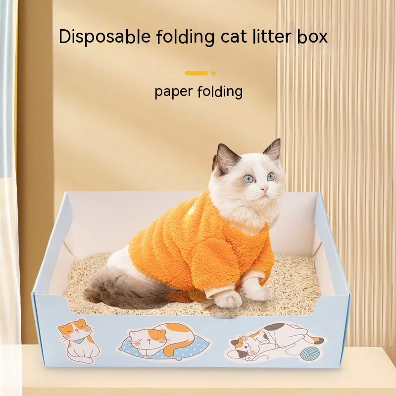 Cat Supplies - Cat Toilet, Travel Foldable One - Type Litter Box (Half - Closed), Large Capacity, Thickened, Household
Cat Supplies - Cat Toilet, Travel Foldable One - Type Litter Box (Half - Closed), Large Capacity, Thickened, Household