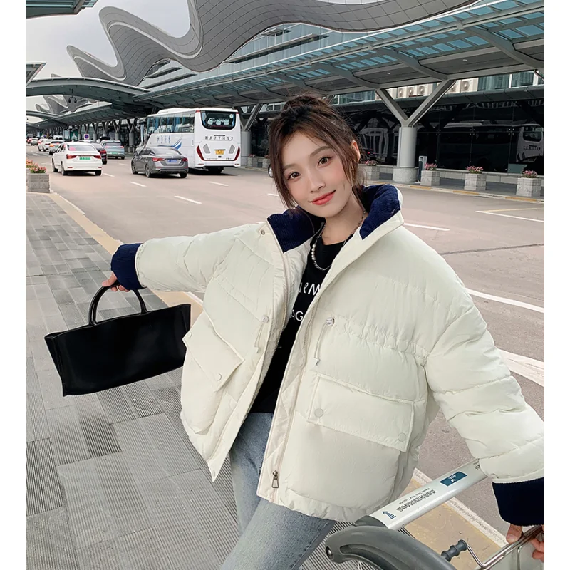 White Down Jacket Stand Collar Women Coat Solid Fashion American Streetwear Y2K Duck Down Feather Female Winter Khaki Outwear
White Down Jacket Stand Collar Women Coat Solid Fashion American Streetwear Y2K Duck Down Feather Female Winter Khaki Outwear