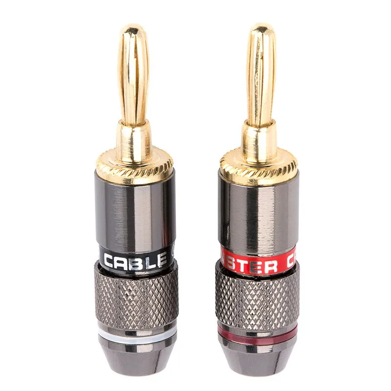 16 PCSMonster Banana Plug 24K Gold Plated Pure Copper Speaker Adapter Screw Speaker Plugs Audio Connectors
16 PCSMonster Banana Plug 24K Gold Plated Pure Copper Speaker Adapter Screw Speaker Plugs Audio Connectors