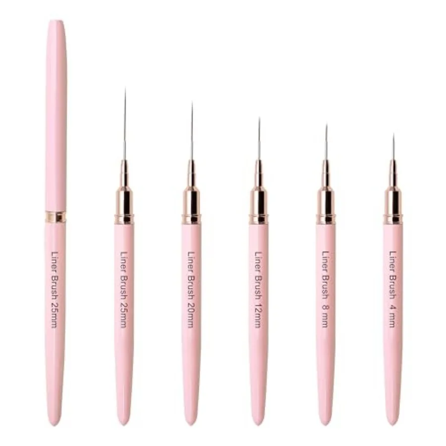 5Pcs P Nail Art es Kit - im Detail/Dotting/Liner Tools Acrylic, l and Designs 4/8/2/20/25mm - Salon ty Pink t
5Pcs P Nail Art es Kit - im Detail/Dotting/Liner Tools Acrylic, l and Designs 4/8/2/20/25mm - Salon ty Pink t