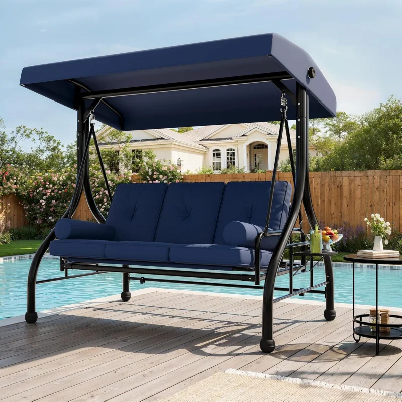2026 New:Porch Swing with Adjustable Canopy, 3-Patio Swing Chair with Stand, 800LBS Heavy Duty Outdoor Swing Ad
2026 New:Porch Swing with Adjustable Canopy, 3-Patio Swing Chair with Stand, 800LBS Heavy Duty Outdoor Swing Ad