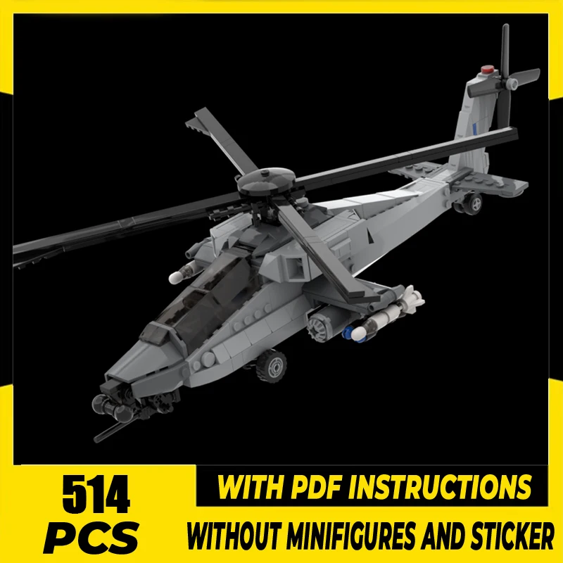 Military Series Model Moc Building Blocks Modular AH-65 Fighter Model Technology Modular Gifts Construstion DIY Assembly Toys
Military Series Model Moc Building Blocks Modular AH-65 Fighter Model Technology Modular Gifts Construstion DIY Assembly Toys
