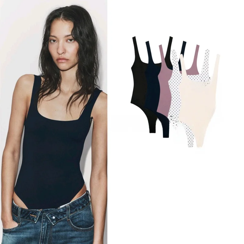 Summer New Women's Commuter Style Sleeveless Square Collar Backless Casual Strap Onesie High Waist Short Pants Polyester Fiber
Summer New Women's Commuter Style Sleeveless Square Collar Backless Casual Strap Onesie High Waist Short Pants Polyester Fiber