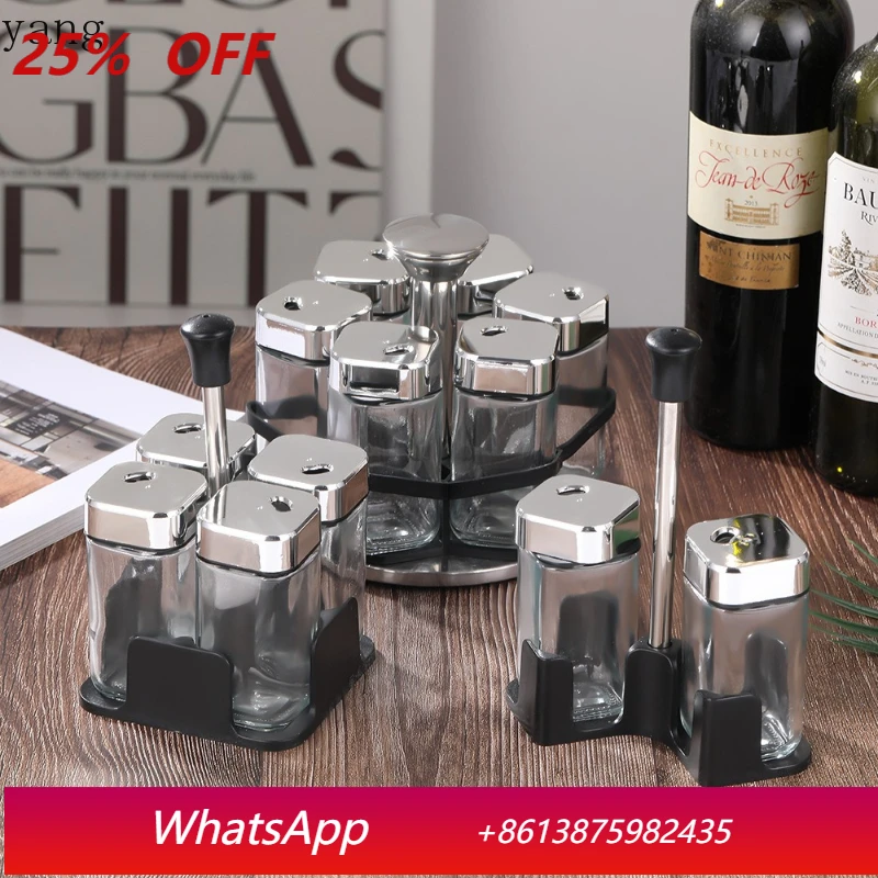 LMM Rotary Seasoning Rack Kitchen Portable Sealed Moisture-proof Square Seasoning Jar
LMM Rotary Seasoning Rack Kitchen Portable Sealed Moisture-proof Square Seasoning Jar