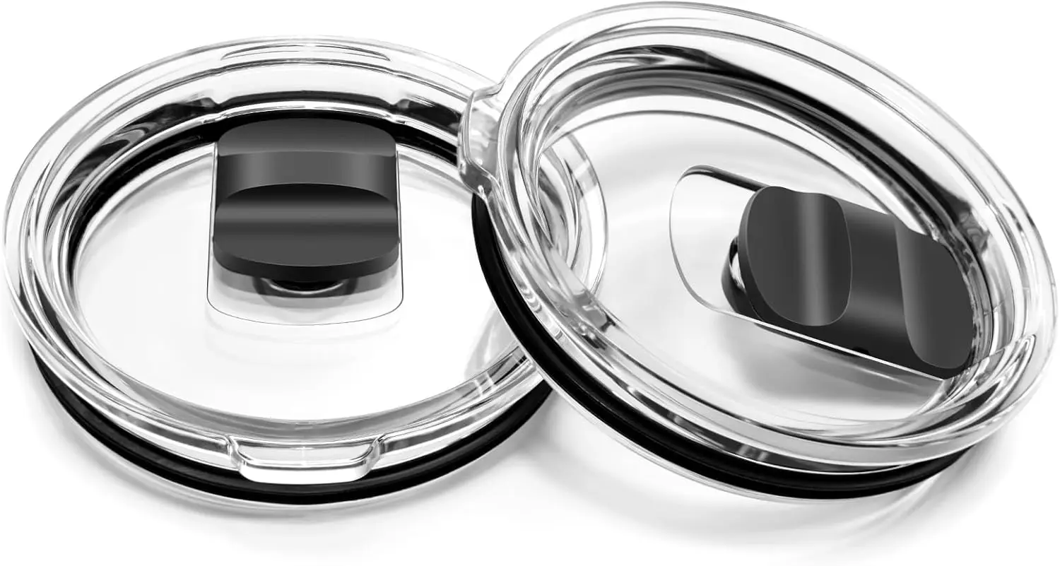 Replacement Lid for 20 oz Tumbler, 2 Pack Spill Proof Travel Cup Covers with Magnetic Slider for 10/24 oz Mug and 10 oz Lowball
Replacement Lid for 20 oz Tumbler, 2 Pack Spill Proof Travel Cup Covers with Magnetic Slider for 10/24 oz Mug and 10 oz Lowball