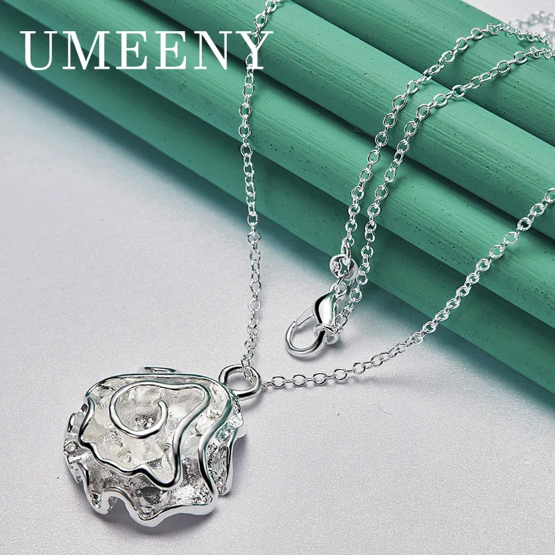 Charm 925 Sterling Silver 16-30 Inch Delicate Rose Flower Necklace Women Wedding Accessories Jewelry Party Temperament
Charm 925 Sterling Silver 16-30 Inch Delicate Rose Flower Necklace Women Wedding Accessories Jewelry Party Temperament