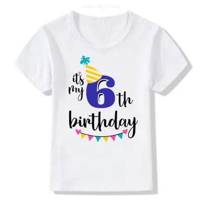 Kids Happy Birthday Number 3-9 Letter Print T shirt Teen Boys Funny Birthday Gift Number T-shirt Baby Funny Clothes White
Kids Happy Birthday Number 3-9 Letter Print T shirt Teen Boys Funny Birthday Gift Number T-shirt Baby Funny Clothes White