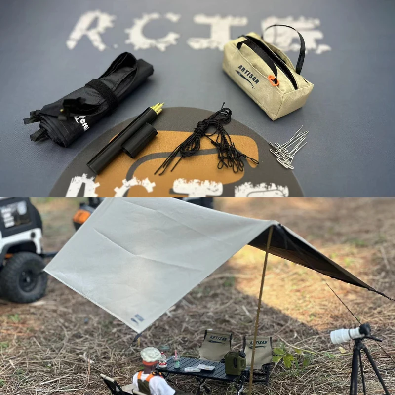 Outdoor Mini Tent Canopy Rainstorm Package for 1/10 RC Crawler Car Traxxas TRX4 Rc4wd SCX10 RC4WD
Outdoor Mini Tent Canopy Rainstorm Package for 1/10 RC Crawler Car Traxxas TRX4 Rc4wd SCX10 RC4WD