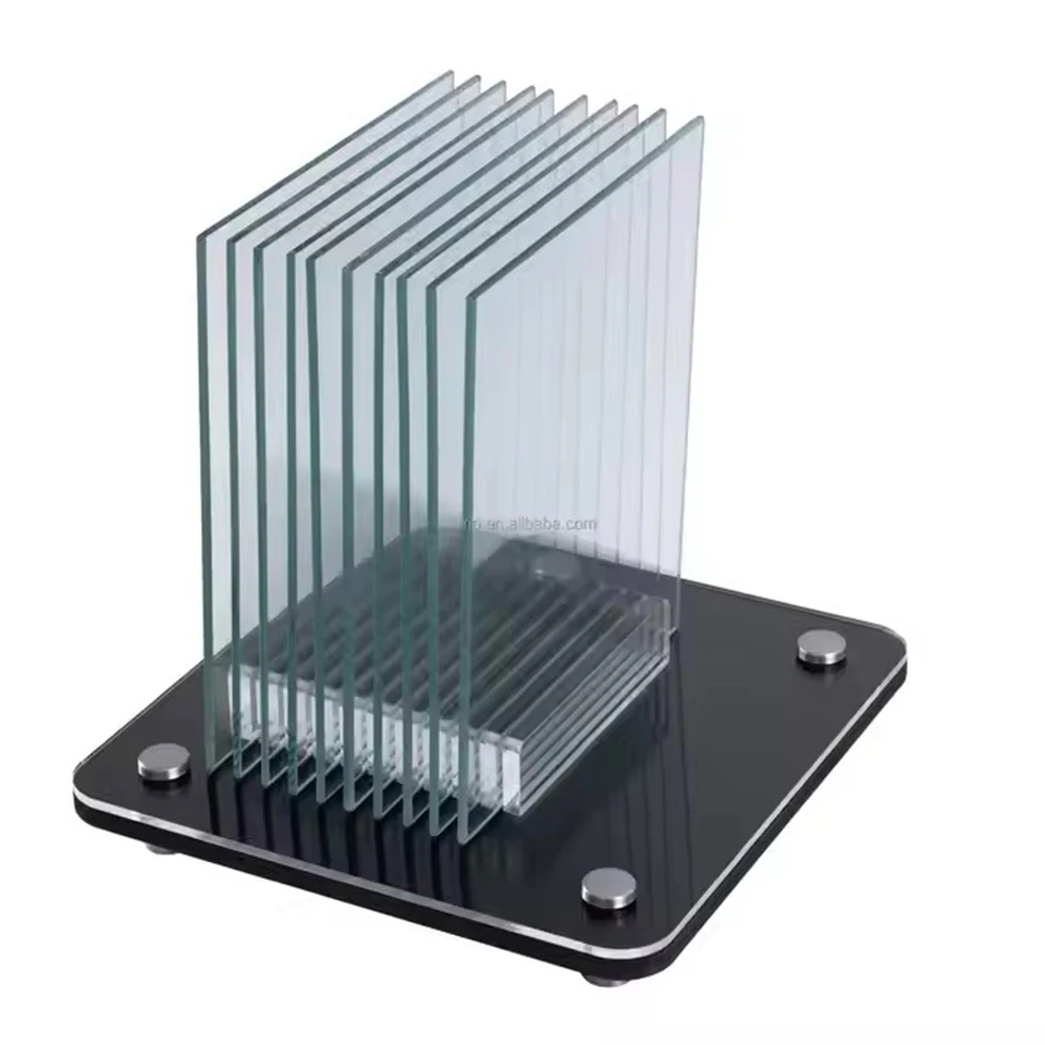 Window Film Heat Box Display Or Tint Shades Demo Kit With 10 Slotted Acrylic Stand & 10 Pcs Toughened Glass MO-623M
Window Film Heat Box Display Or Tint Shades Demo Kit With 10 Slotted Acrylic Stand & 10 Pcs Toughened Glass MO-623M