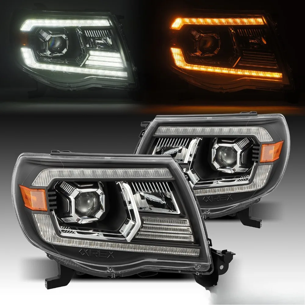 For 05-11 Toyota Tacoma LUXX-Series LED Projector Headlights Left & Right Black
For 05-11 Toyota Tacoma LUXX-Series LED Projector Headlights Left & Right Black