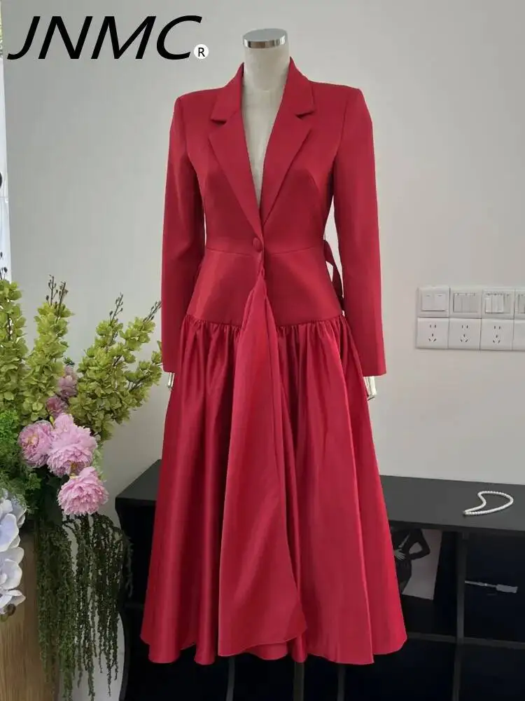 JNMC элегантный темпераментный костюм на одной пуговице, большой свободный модный костюм, платье 2024, весенне-осенний новый женский предмет
JNMC элегантный темпераментный костюм на одной пуговице, большой свободный модный костюм, платье 2024, весенне-осенний новый женский предмет