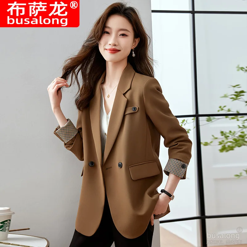 Новый стильный модный костюм, повседневный женский профессиональный пиджак с длинными рукавами, официальная куртка, рабочая одежда908
Новый стильный модный костюм, повседневный женский профессиональный пиджак с длинными рукавами, официальная куртка, рабочая одежда908