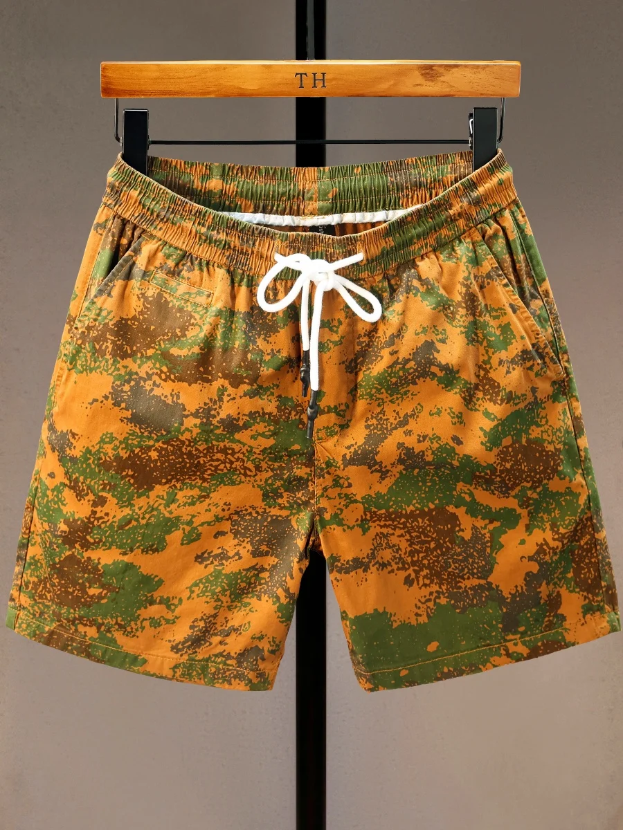 Повседневные камуфляжные брюки длиной до колена, мужские летние свободные брюки с цветочным узором, широкие брюки прямого кроя, модные брюки
Повседневные камуфляжные брюки длиной до колена, мужские летние свободные брюки с цветочным узором, широкие брюки прямого кроя, модные брюки