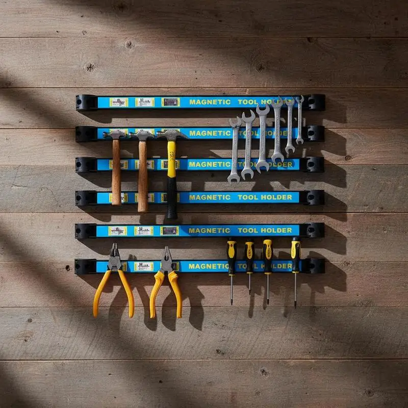 5PCS 16in Magnetic Storage Organizer For Workshop Garage Warehouse, High Capacity Wall Mount Strip Mounting Screws Included Magnetized Steel Construction
5PCS 16in Magnetic Storage Organizer For Workshop Garage Warehouse, High Capacity Wall Mount Strip Mounting Screws Included Magnetized Steel Construction
