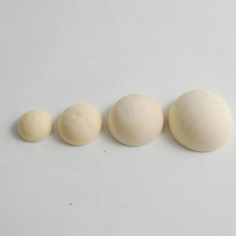 100Pcs Unfinished Half Wooden Balls Mini Hemisphere 25Mm Light Yellow for DIY Projects Craft Supplies Smooth Solid Sturdy No
100Pcs Unfinished Half Wooden Balls Mini Hemisphere 25Mm Light Yellow for DIY Projects Craft Supplies Smooth Solid Sturdy No