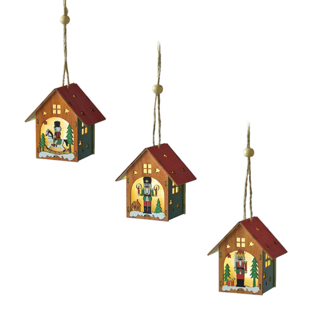 3Pcs Wooden Nutcracker Soldier Pendant Luminous Xmas Hanging Decor for Christmas Tree Holiday Home Decoration Festive Wood House
3Pcs Wooden Nutcracker Soldier Pendant Luminous Xmas Hanging Decor for Christmas Tree Holiday Home Decoration Festive Wood House