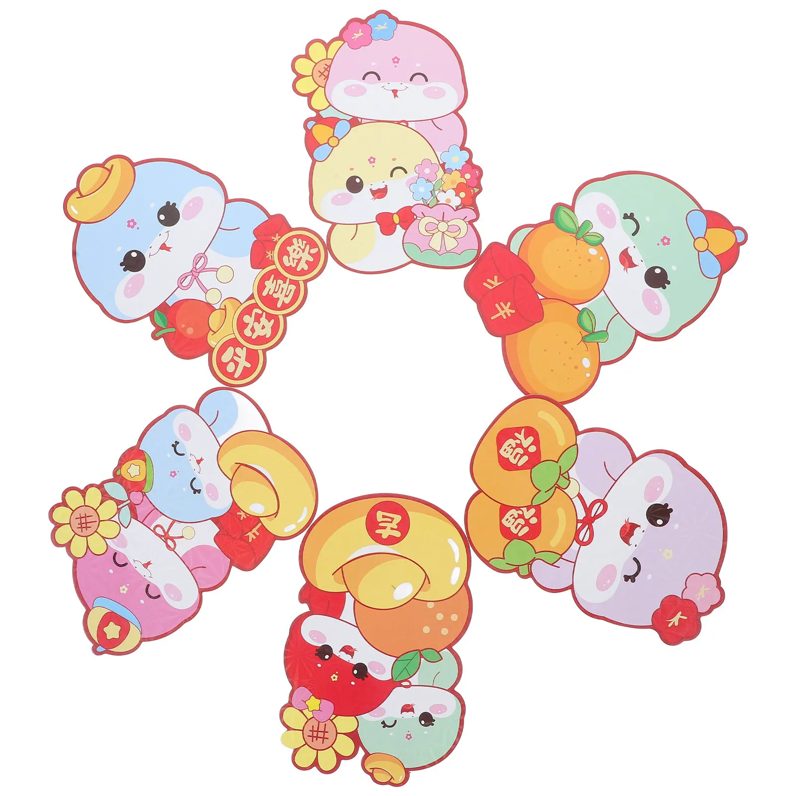 30Pcs 2025 Zodiac Snake Red Envelopes 3D Cartoon Design Lunar New Year Hong Bao for Children Families Good Luck Prosperity Money
30Pcs 2025 Zodiac Snake Red Envelopes 3D Cartoon Design Lunar New Year Hong Bao for Children Families Good Luck Prosperity Money