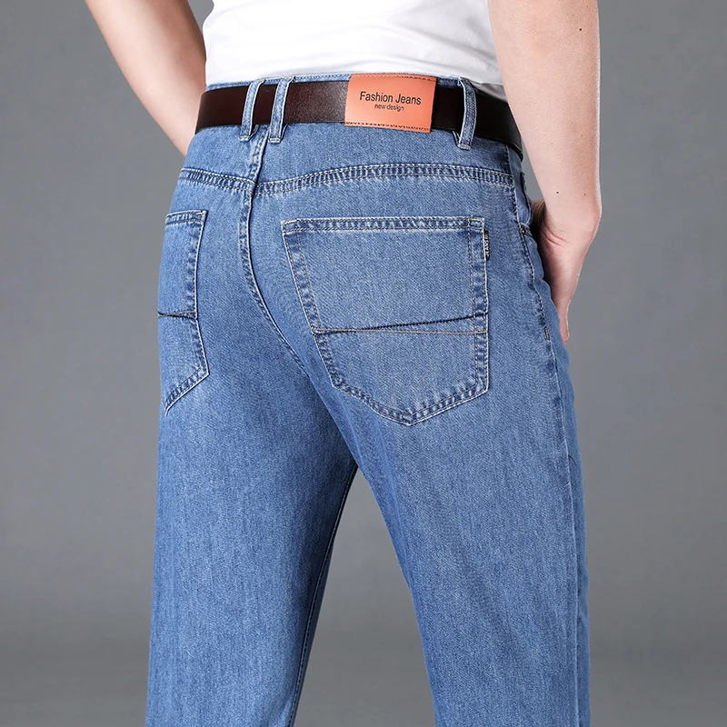 2024 Men's Spring/Summer New Jeans Straight Fit Loose Men's Business Fashion Comfortable High Waist Pure Cotton Casual Pants
2024 Men's Spring/Summer New Jeans Straight Fit Loose Men's Business Fashion Comfortable High Waist Pure Cotton Casual Pants