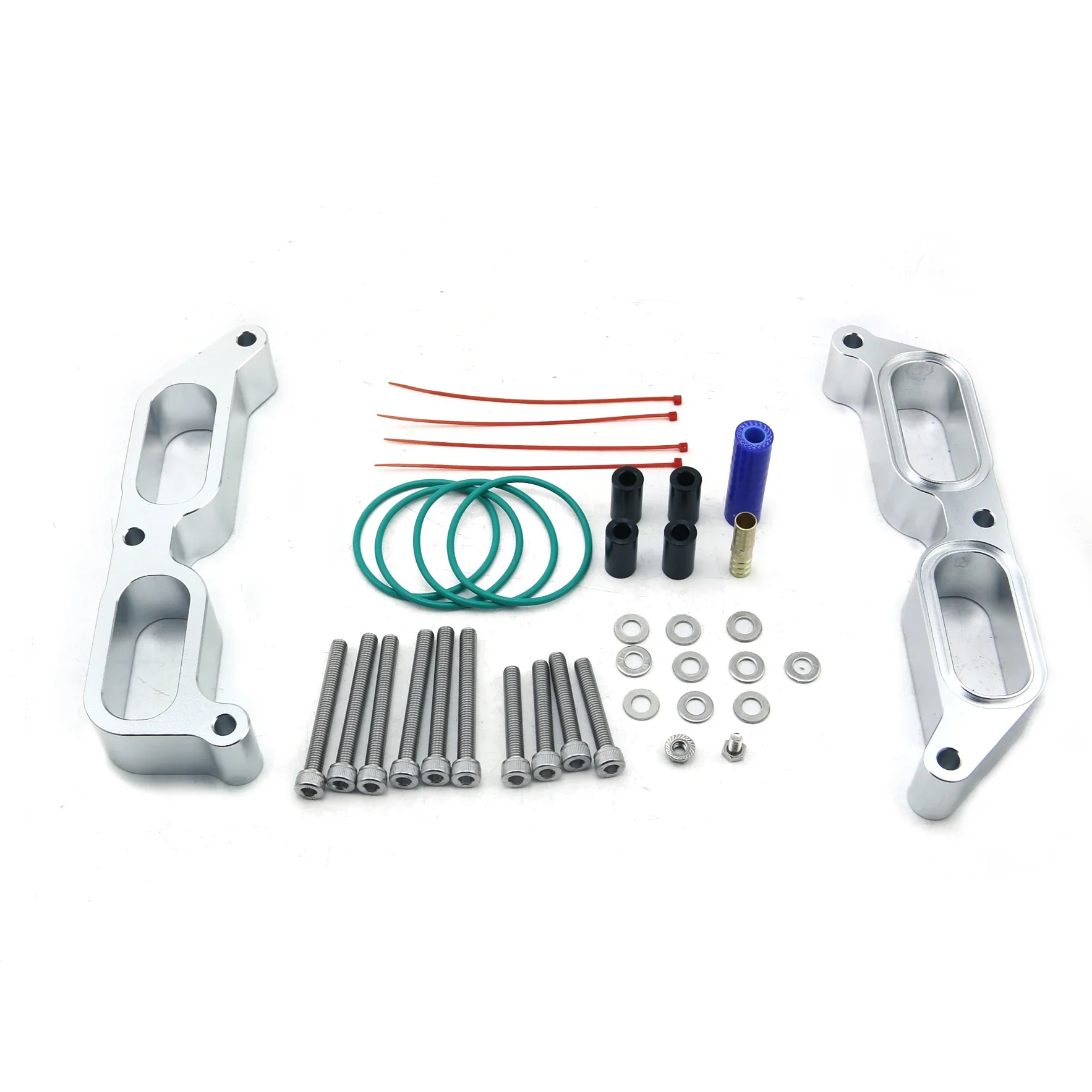 Silver Aluminum Billet Power Block Intake Manifold Spacer Car Accessory Kit, Ideal for 2013-2019 Subaru BRZ Engine
Silver Aluminum Billet Power Block Intake Manifold Spacer Car Accessory Kit, Ideal for 2013-2019 Subaru BRZ Engine