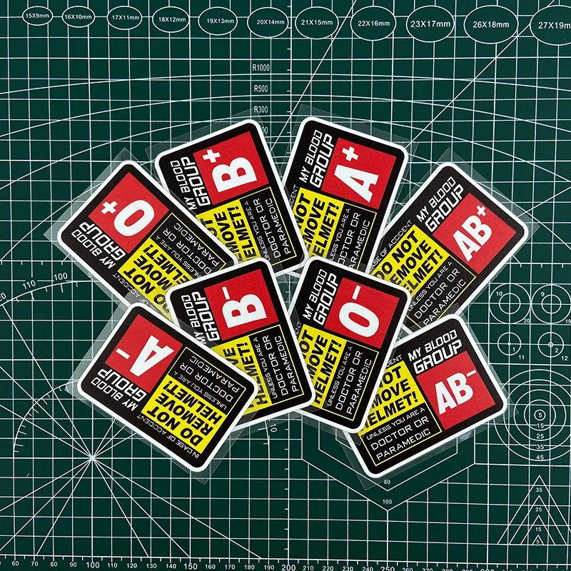 Blood Type Safe Warning Waterproof Vinyl Sticker Durable Decal For Motorcycle Fuel Tank Helmet Electric Scooter Body Decor 1PC
Blood Type Safe Warning Waterproof Vinyl Sticker Durable Decal For Motorcycle Fuel Tank Helmet Electric Scooter Body Decor 1PC