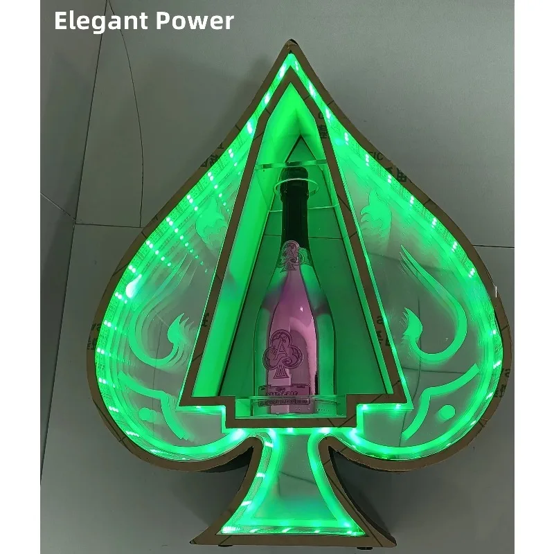Mirror Multi-Color LED Bottle Display (Ace of Spade Design) – Perfect for Parties & Night Clubs
Mirror Multi-Color LED Bottle Display (Ace of Spade Design) – Perfect for Parties & Night Clubs