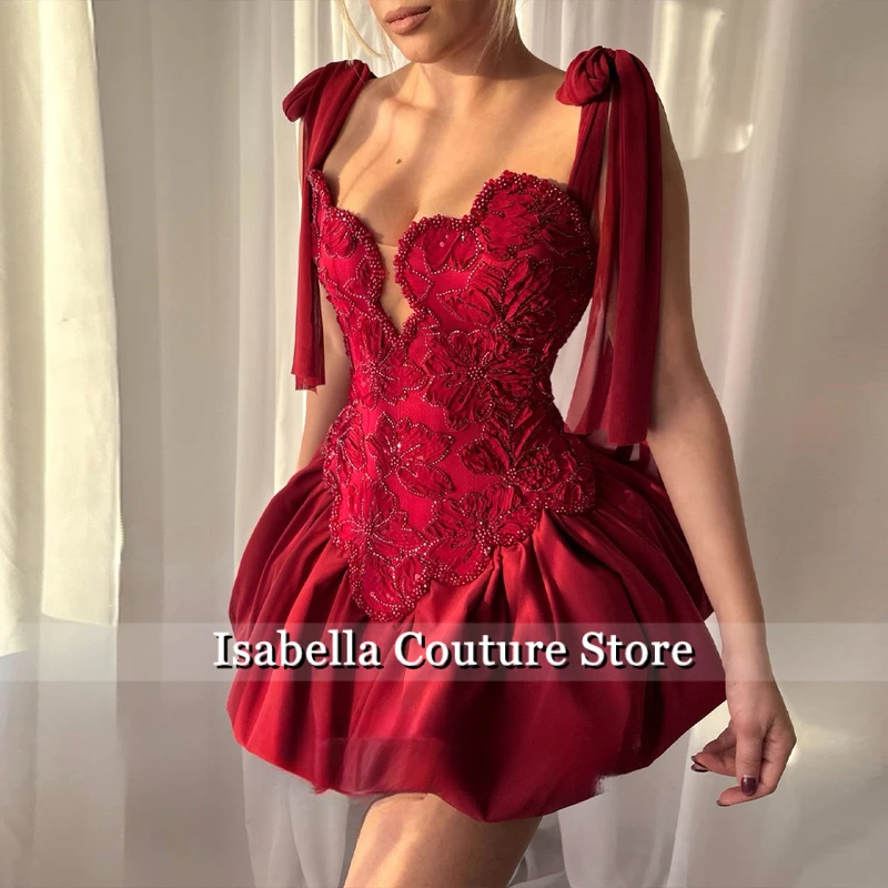 Attractive Mini Homecoming Dresses for Women Appliques Pearls Crystals Ribbons Vestidos De Fiesta Party Customized
Attractive Mini Homecoming Dresses for Women Appliques Pearls Crystals Ribbons Vestidos De Fiesta Party Customized