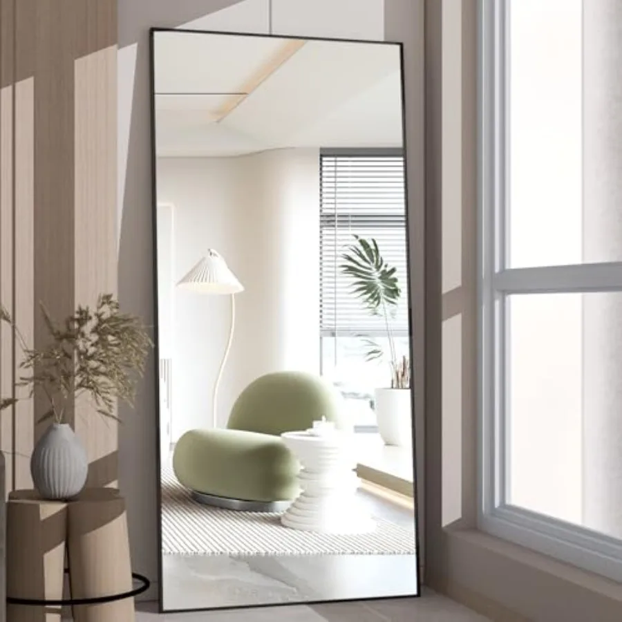 Full Length Mirror, 65" × 24" Rectangle Floor Body Standing Mirror Hanging or Leaning, Dressing Wall-Mounted for Bedroom, Livin
Full Length Mirror, 65" × 24" Rectangle Floor Body Standing Mirror Hanging or Leaning, Dressing Wall-Mounted for Bedroom, Livin