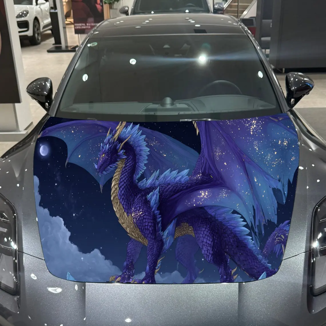 Moonlit Blue Dragon Fantasy Art ПВХ обертывания на капот автомобиля, самоклеящаяся водонепроницаемая наклейка на капот автомобиля, защита украшения автомобиля
Moonlit Blue Dragon Fantasy Art ПВХ обертывания на капот автомобиля, самоклеящаяся водонепроницаемая наклейка на капот автомобиля, защита украшения автомобиля