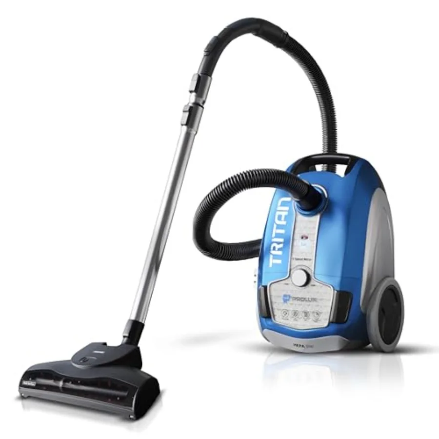 Tritan Bagged Canister Vacuum Cleaner, HEPA Filtration, Complete Home Care Tool Kit, Pet Hair No More, Adjustable Power Setting
Tritan Bagged Canister Vacuum Cleaner, HEPA Filtration, Complete Home Care Tool Kit, Pet Hair No More, Adjustable Power Setting