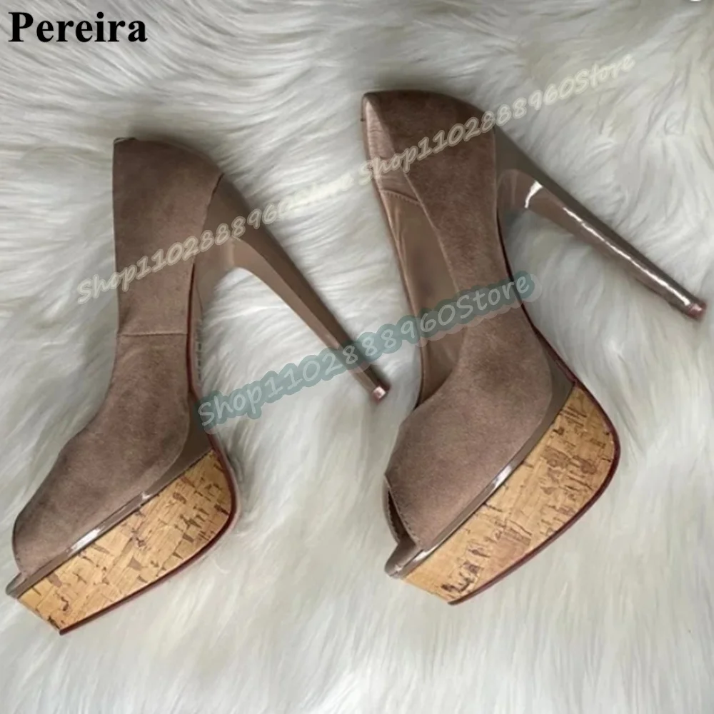 Shallow Khaki Flock Platform Casual Pumps Stilettos High Heel Shoes For Women Slip On Peep Toe 2026 Fashion Zapatos Para Mujer
Shallow Khaki Flock Platform Casual Pumps Stilettos High Heel Shoes For Women Slip On Peep Toe 2026 Fashion Zapatos Para Mujer