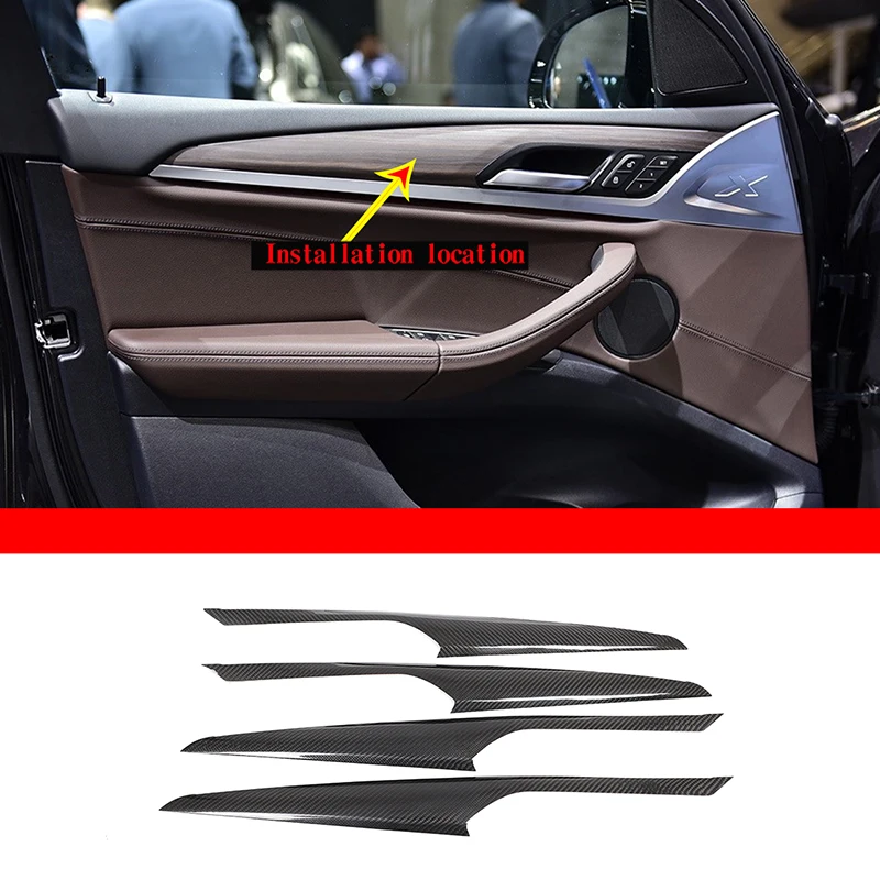 4 Pcs For BMW X3 G01 2018 2019 2020 2021 Real Carbon Fiber Inner Door Decorative Panel Modification Car Accessories
4 Pcs For BMW X3 G01 2018 2019 2020 2021 Real Carbon Fiber Inner Door Decorative Panel Modification Car Accessories