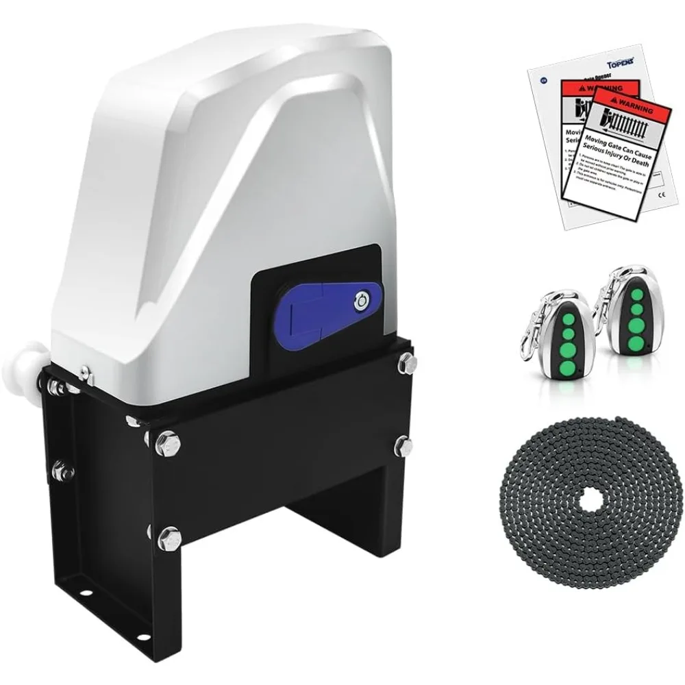 CK1100 Automatic Sliding Gate Opener Chain Drive Electric Gate Motor for Heavy Driveway Slide Gate Up to 2800 Pounds
CK1100 Automatic Sliding Gate Opener Chain Drive Electric Gate Motor for Heavy Driveway Slide Gate Up to 2800 Pounds