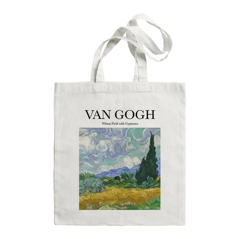 2026 Van Gogh Oil Painting Art Canvas Tote Bag Multiple Styles Casual Shoulder Bag Fashionable large capacity
2026 Van Gogh Oil Painting Art Canvas Tote Bag Multiple Styles Casual Shoulder Bag Fashionable large capacity