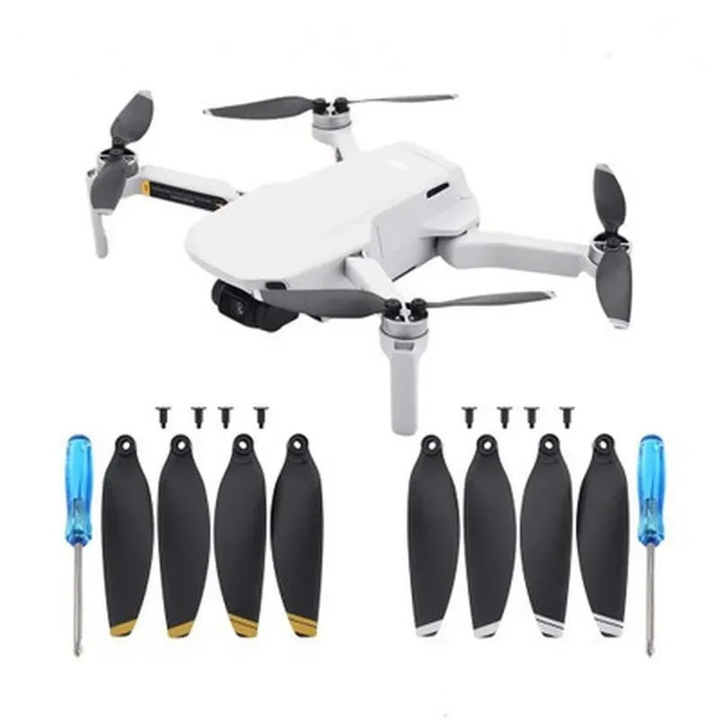 Replacement Propellers for DJI Mavic Mini Drone Light Weight 4726 Props Blade Accessory Wing Fans Spare Parts Gold Silver
Replacement Propellers for DJI Mavic Mini Drone Light Weight 4726 Props Blade Accessory Wing Fans Spare Parts Gold Silver
