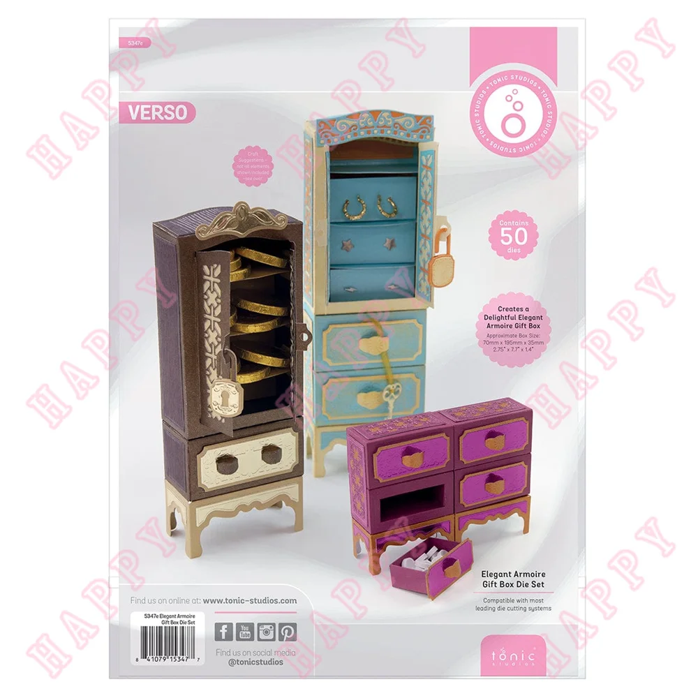 New Metal Cutting Dies Elegant Armoire Gift Box Showcase Set Decoration For DIY Scrapbook Diary Paper Craft Embossing Template
New Metal Cutting Dies Elegant Armoire Gift Box Showcase Set Decoration For DIY Scrapbook Diary Paper Craft Embossing Template