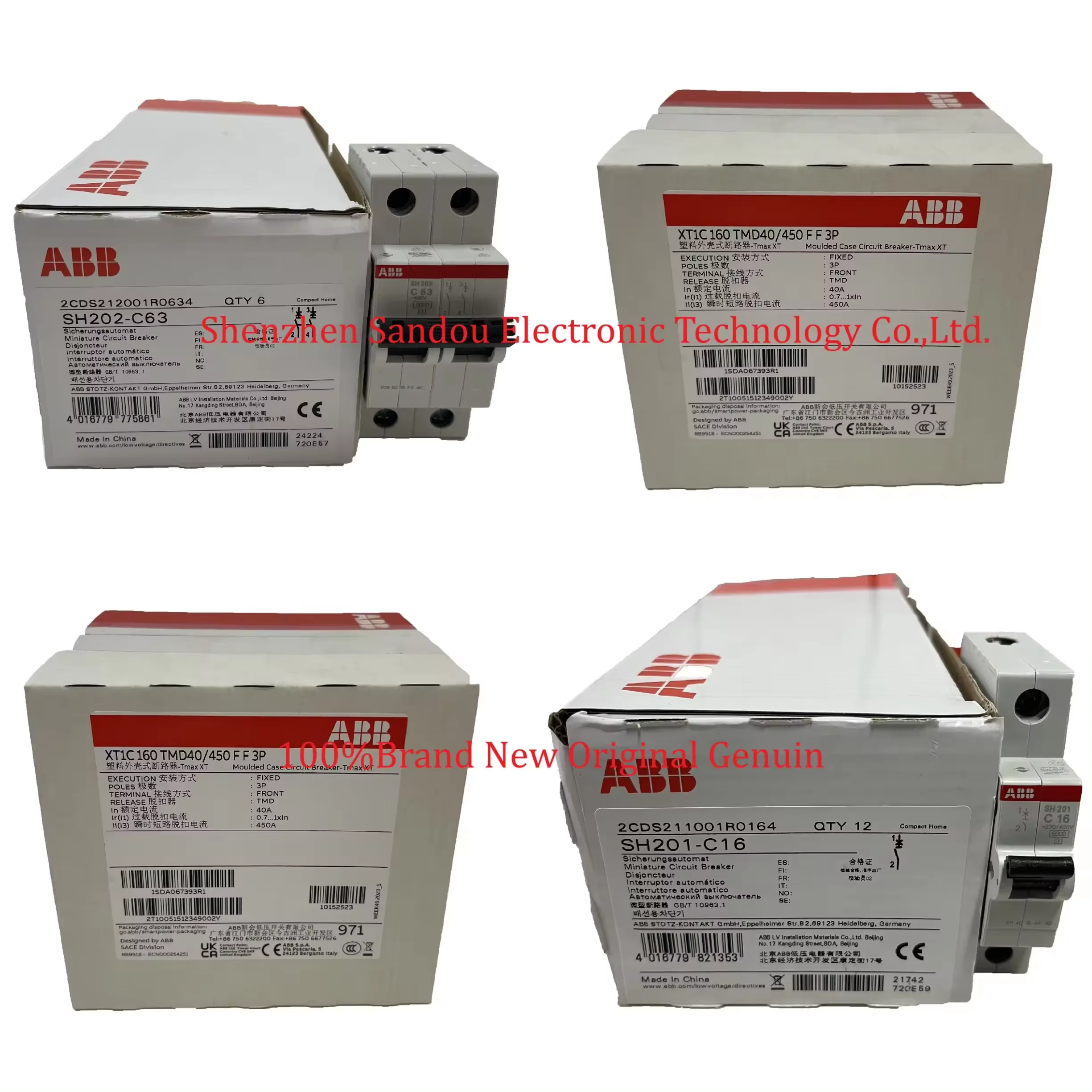 Good Quality With Assurance 100%Brand New Original Genuine Contactor -ABB- XT1C XT1N160 XT2/3S XT3N250 100/160/250
Good Quality With Assurance 100%Brand New Original Genuine Contactor -ABB- XT1C XT1N160 XT2/3S XT3N250 100/160/250