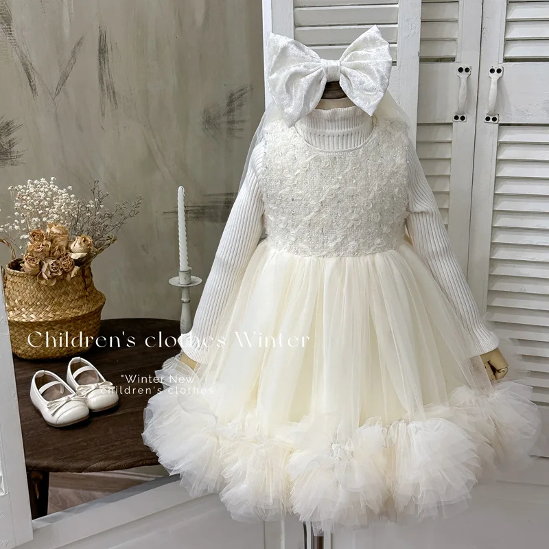 In Stock Instant Delivery Girls' Dress Fleece-Lined Vest Dress Feather Dress Birthday Cake Dress with Veil
In Stock Instant Delivery Girls' Dress Fleece-Lined Vest Dress Feather Dress Birthday Cake Dress with Veil