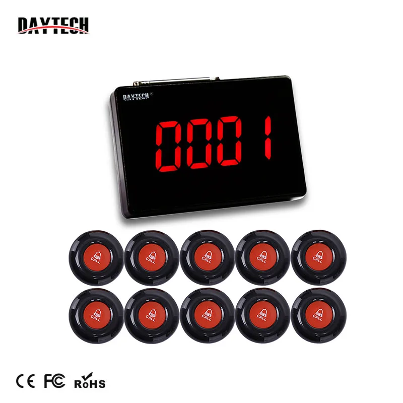 Daytech Restaurant & Hospital Wireless Calling System 1 Receiver Only (Pair with Transmitter) 433MHz 300m Range
Daytech Restaurant & Hospital Wireless Calling System 1 Receiver Only (Pair with Transmitter) 433MHz 300m Range