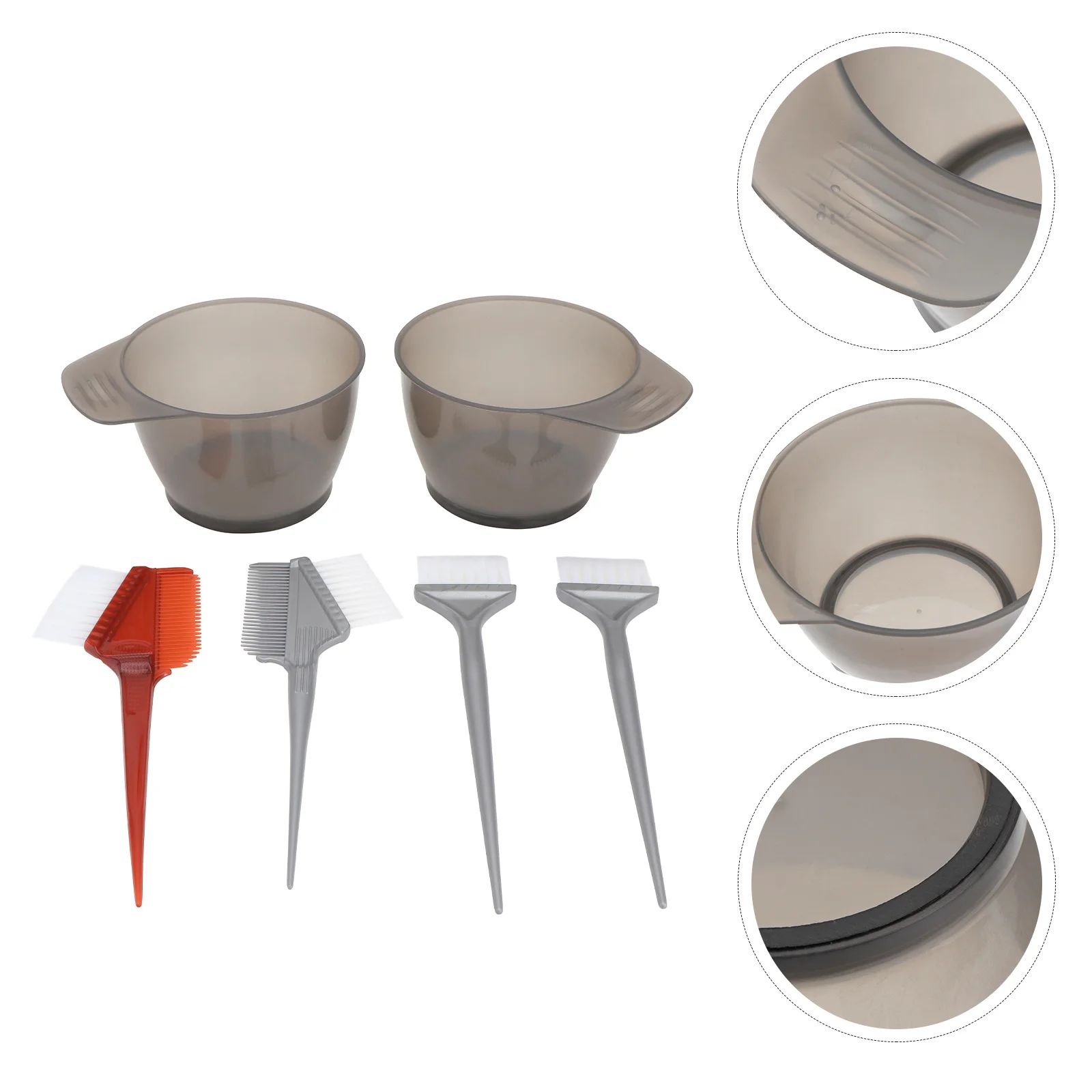 2Pcs Hair Dye Mixing Bowls Brown Gray Hairdressing Tinting Containers Salon Home Use Dyeing Bowl Set Reusable Plastic No Mess
2Pcs Hair Dye Mixing Bowls Brown Gray Hairdressing Tinting Containers Salon Home Use Dyeing Bowl Set Reusable Plastic No Mess