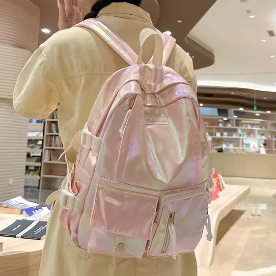 Simple Pure Color Large Capacity Korean Junior High School Student Versatile Japanese Backpack for Women
Simple Pure Color Large Capacity Korean Junior High School Student Versatile Japanese Backpack for Women