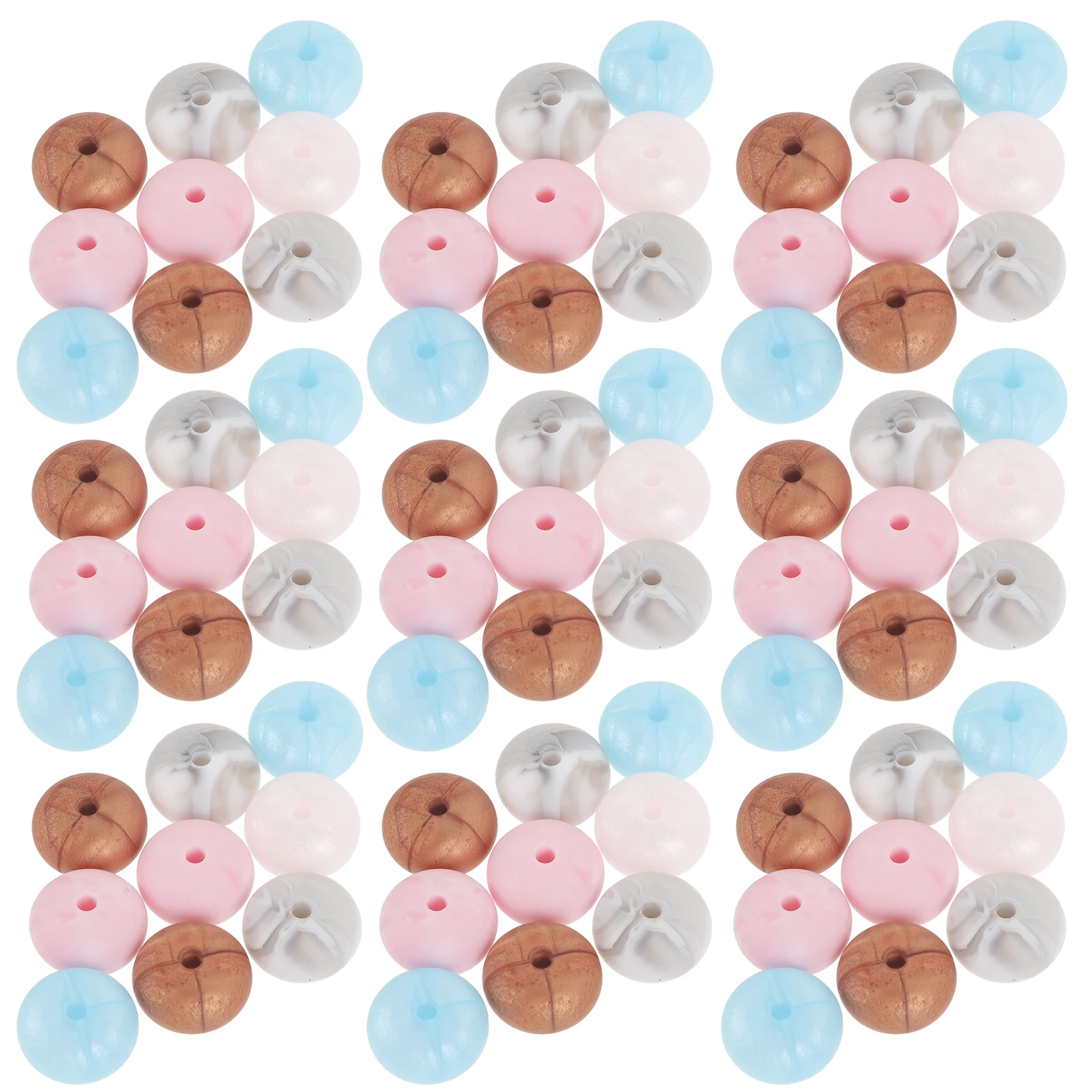100pcs Silicone Beads Colored Round for DIY Crafts Jewellery Making Bracelets Necklace Baby Teethers 39# 40# 56# 54# 53#
100pcs Silicone Beads Colored Round for DIY Crafts Jewellery Making Bracelets Necklace Baby Teethers 39# 40# 56# 54# 53#