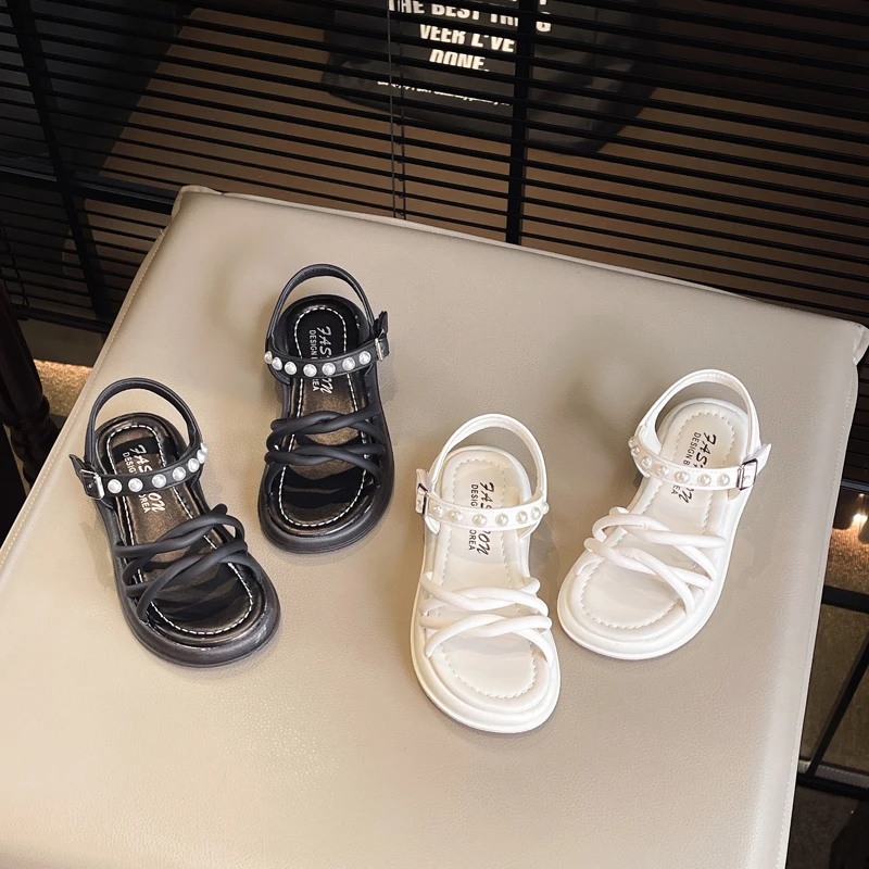 2025 New Children's Summer Sandals Solid Color Woven Girls Fashion Beach Shoes Open-toe Sweet Pearl Kids Causal Princess Sandals
2025 New Children's Summer Sandals Solid Color Woven Girls Fashion Beach Shoes Open-toe Sweet Pearl Kids Causal Princess Sandals