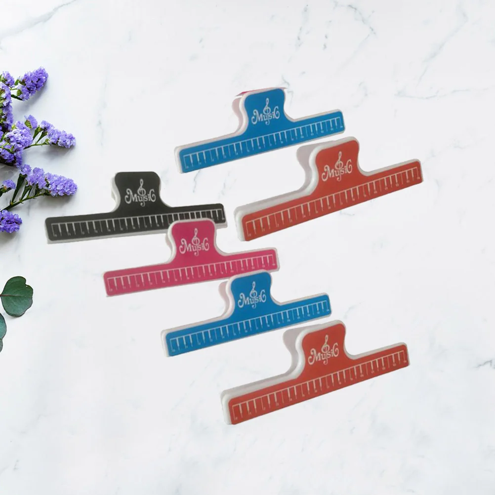 6Pcs Durable Music Book Folder Plastic Clips Transparent Skidproof Lightweight Piano Score Clamp Waterproof Document Holder 
6Pcs Durable Music Book Folder Plastic Clips Transparent Skidproof Lightweight Piano Score Clamp Waterproof Document Holder