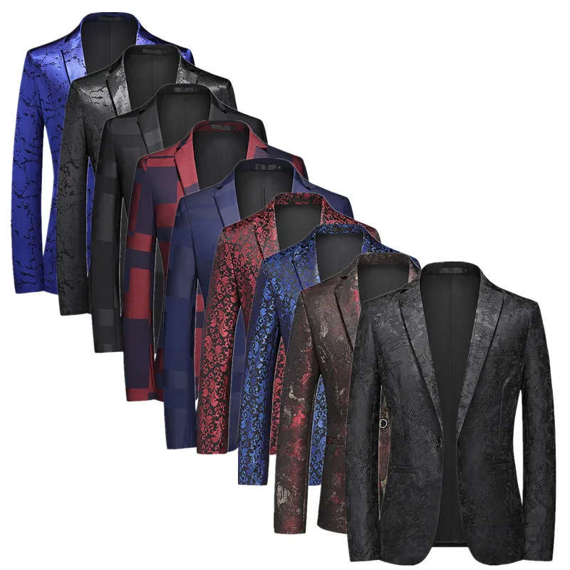 New Men Business Social Suit Jacket Summer Men's Single breasted Thin Dress Male Jacquard Blazers Coats 26621330
New Men Business Social Suit Jacket Summer Men's Single breasted Thin Dress Male Jacquard Blazers Coats 26621330