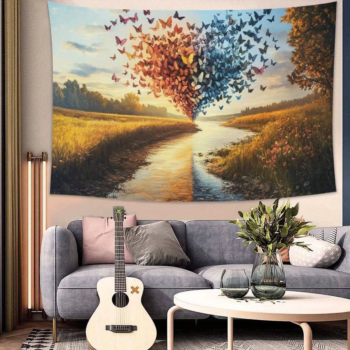 Heart-shaped Butterfly Pattern Canvas Tapestry Gift for Friend Family Couple Birthday Wedding Anniversary Decor Art Bedroom
Heart-shaped Butterfly Pattern Canvas Tapestry Gift for Friend Family Couple Birthday Wedding Anniversary Decor Art Bedroom