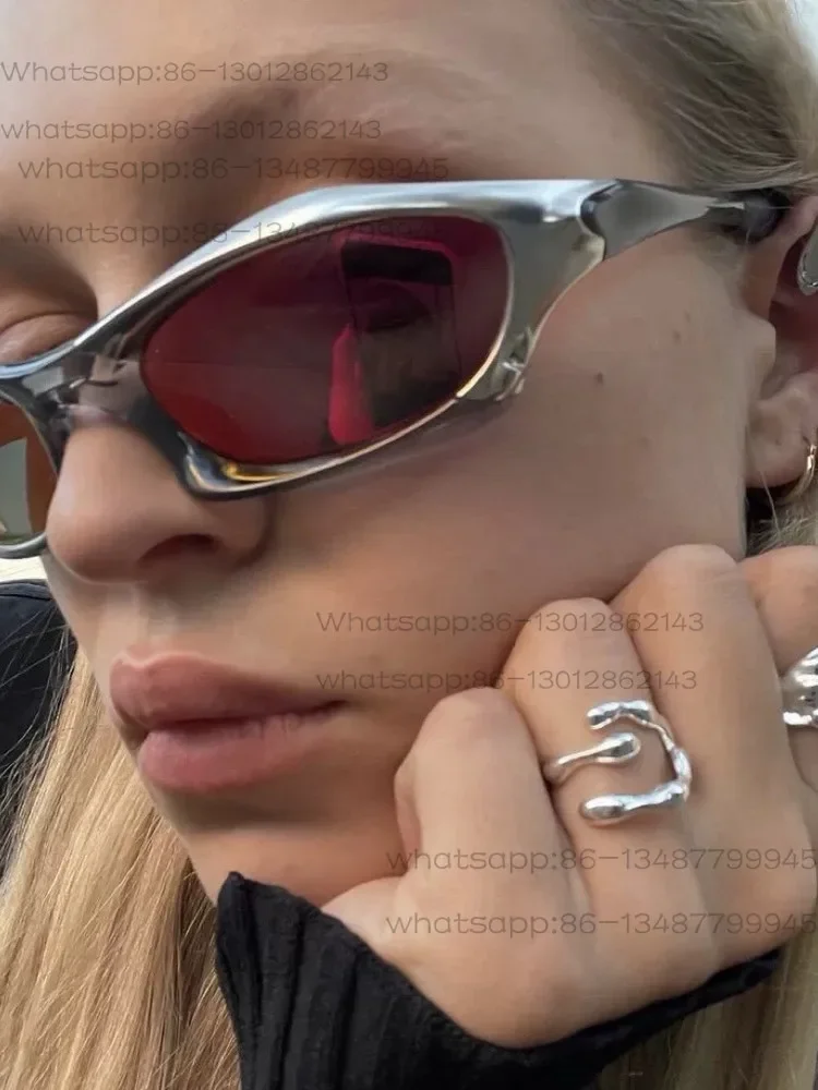 Y2K Futuristic Tech-style Sunglasses Polarized Steampunk Street Rock Concave Sunglasses
Y2K Futuristic Tech-style Sunglasses Polarized Steampunk Street Rock Concave Sunglasses