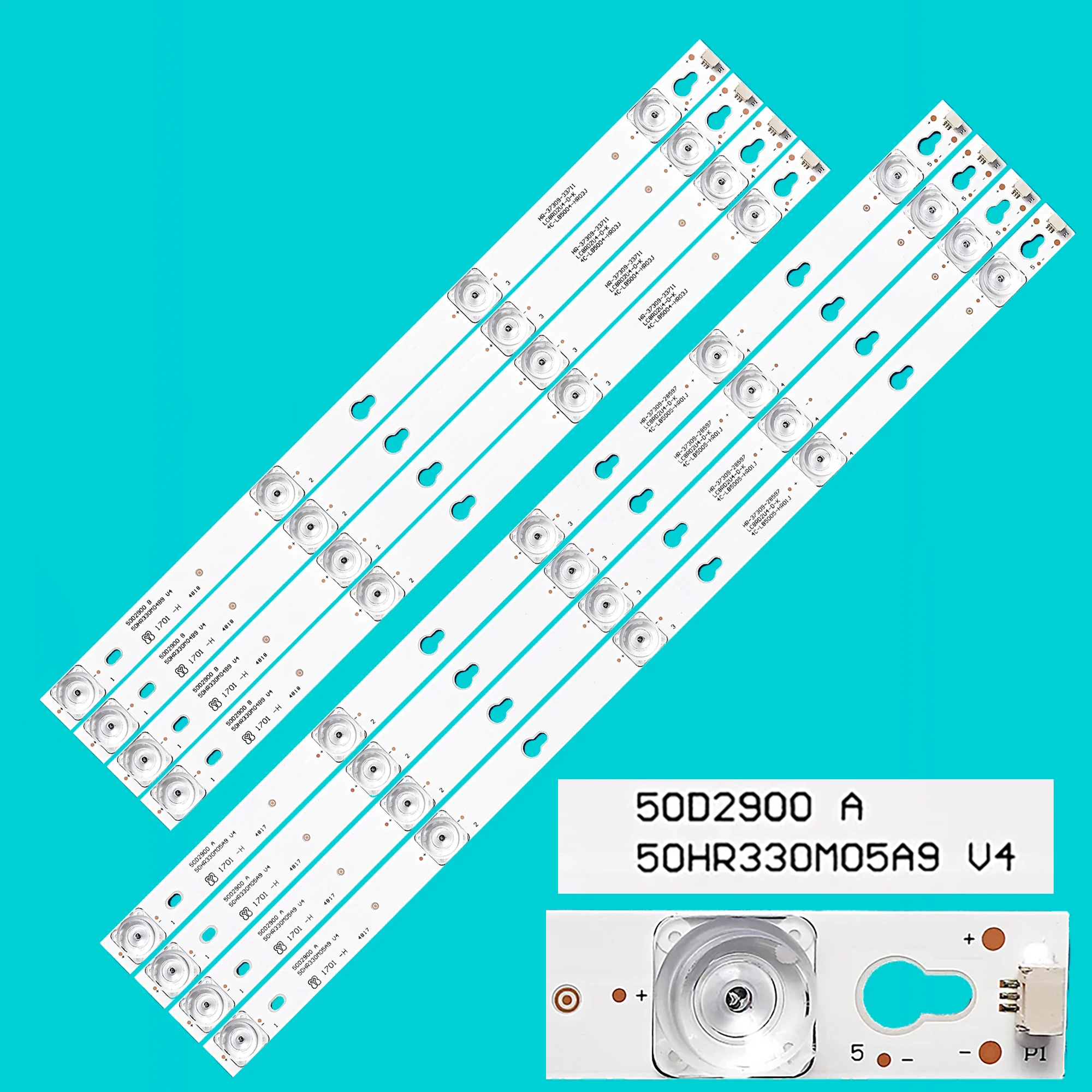 New LED backlight For L50P2-UD L50E5800A 50E17US 50D2900 50HR330M05A9 V4 4C-LB5005-HR03J 50HR330M04B9 V4 LB5004-HR13J
New LED backlight For L50P2-UD L50E5800A 50E17US 50D2900 50HR330M05A9 V4 4C-LB5005-HR03J 50HR330M04B9 V4 LB5004-HR13J