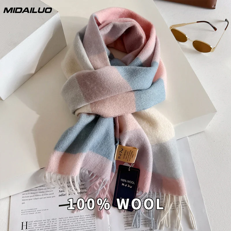Женский зимний шарф из 100% шерсти, ветрозащитный теплый корейский модный элегантный аксессуар на шею для холодной погоды
Женский зимний шарф из 100% шерсти, ветрозащитный теплый корейский модный элегантный аксессуар на шею для холодной погоды