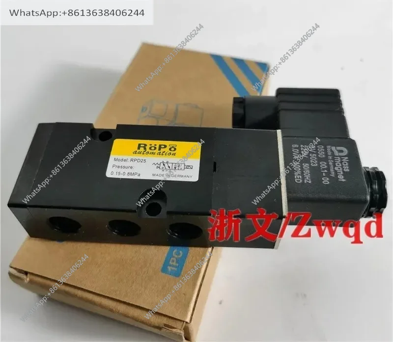 Solenoid valve ROPO RPD25 RPD23 two-position five-way plate directional valve
Solenoid valve ROPO RPD25 RPD23 two-position five-way plate directional valve