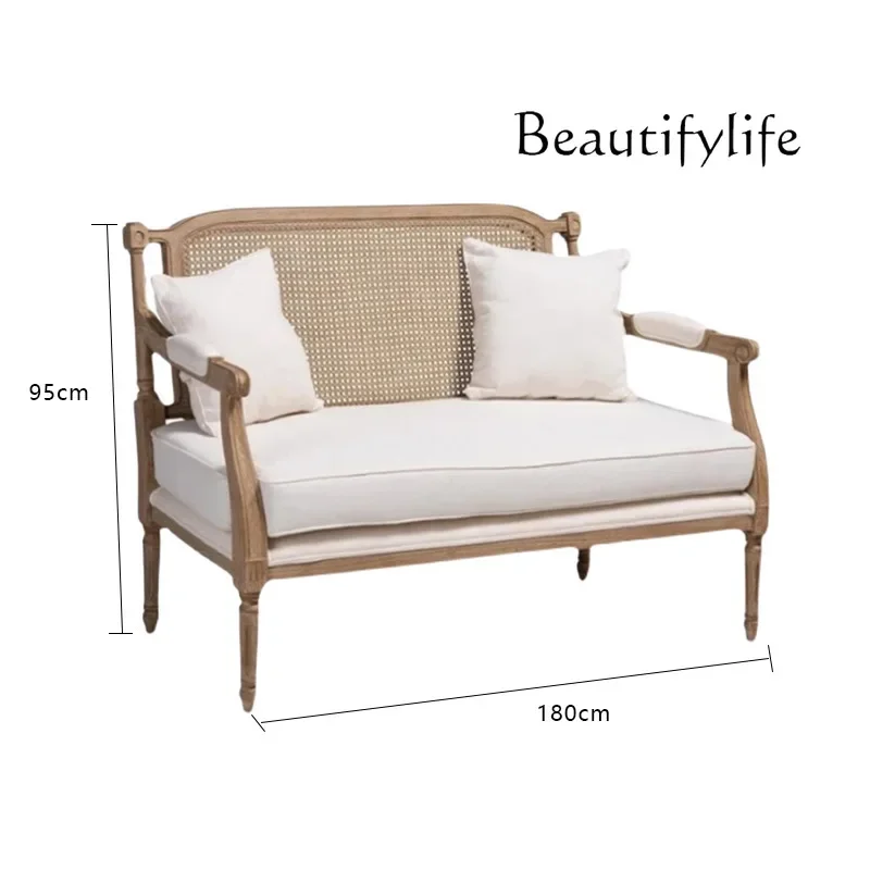 Japanese-style medieval natural rattan sofa household simple casual sofa chair
Japanese-style medieval natural rattan sofa household simple casual sofa chair